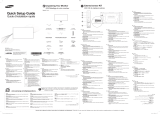 Samsung UD55C Quick start guide