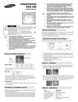 Samsung SAB-100 User manual
