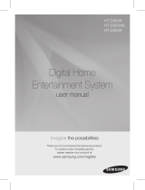 Samsung HT-D350K User manual
