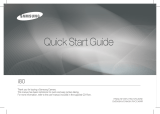 Samsung SAMSUNG I80 Quick start guide