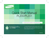 Samsung SAMSUNG PL200 Quick start guide