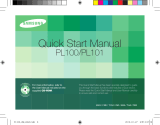 Samsung PL100 SILVER FRONT Owner's manual