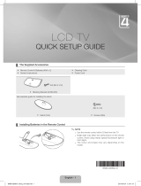 Samsung LE32C450E1W Quick start guide