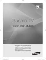 Samsung PS63C7000YR Quick start guide
