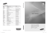 Samsung LE40C750R2W User manual