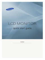 Samsung SyncMaster 2333SW Owner's manual