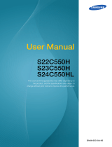 Samsung S24C550VL User manual