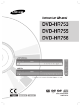 Samsung DVD-HR753 User manual