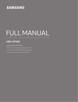 Samsung UBD-M7500 User manual