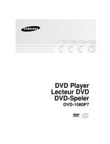 Samsung DVD-1080P7 User manual