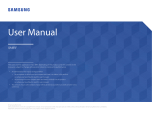 Samsung QM85F User manual