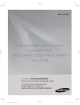 Samsung MAX-DG56 User manual