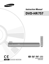 Samsung DVD-HR757 User manual