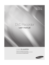 Samsung DVD-SR270M User manual
