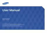 Samsung QM85D-BR User manual