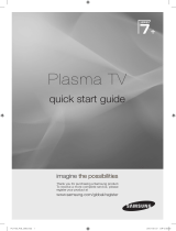 Samsung PS63C7780YS Quick start guide