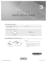 Samsung LE26C355D1W Quick start guide