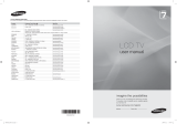 Samsung LE40B750U1P User manual