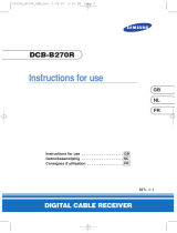 Samsung DCB-B270R User manual