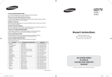 Samsung LE40F71B User manual