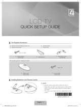 Samsung LE22C455E1W Quick start guide