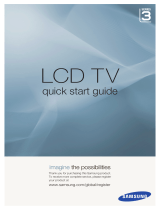 Samsung LE40A330J1 Quick start guide