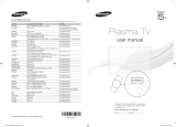 Samsung PS51E579D2S Quick start guide