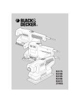 BLACK+DECKER ka 185 e Owner's manual