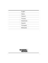 Black & Decker GR360 T1 Owner's manual