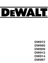 DeWalt DW909 T 1 Owner's manual