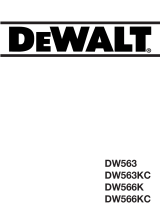 DeWalt dw 566 k Owner's manual