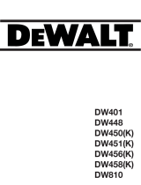 DeWalt dw 456 k Owner's manual