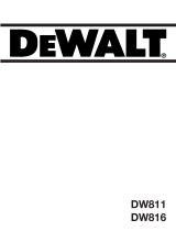 DeWalt DW811 Owner's manual