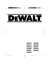 DeWalt DW495 Owner's manual