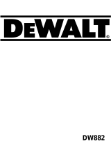 DeWalt DW882 T 1 Owner's manual