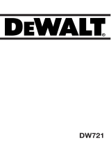 DeWalt DW721 Owner's manual