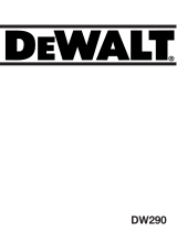 DeWalt dw 290 Owner's manual