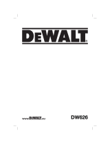 DeWalt DW 626 Owner's manual