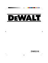 DeWalt DW631K User manual