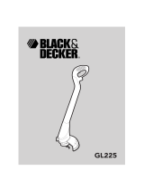 BLACK DECKER GL225SB T2 Owner's manual