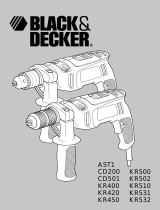 BLACK DECKER KR510 T2 Owner's manual