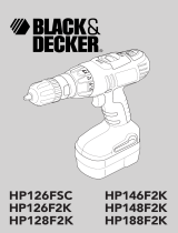 Black & Decker HP126F Owner's manual