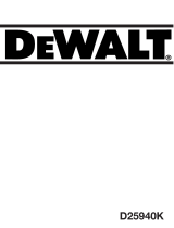 DeWalt D25940K Owner's manual