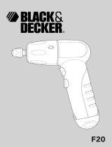 BLACK+DECKER F20 Owner's manual