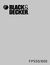 Black & Decker FP550 User manual