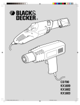 Black & Decker KX1600 T1 Owner's manual