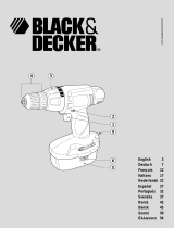 BLACK DECKER CD12CAH Owner's manual