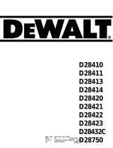 DeWalt D28413 User manual