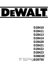 DeWalt D28421 User manual