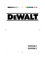 DeWalt dw 935 k2 Owner's manual